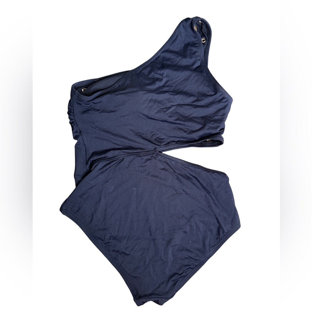 Michael Kors One-Shoulder Cutout Swimsuit - Picture 3 of 4